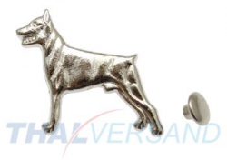 10er Pack Ziernieten Hund Dobermann #444 Motivniete Lederniete