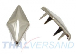 10er Pack Ziernieten Krallennieten 14mm Pyramidennieten Splintnieten