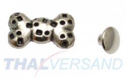 100er Pack Ziernieten Knochen Bone #72 Motivnieten Ledernieten