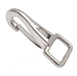 10er Pack Blattfederhaken 16x43mm mit fester gerader se