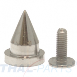 50er Pack Schraubnieten Killernieten Spikes 10 x 13mm Spitz #92
