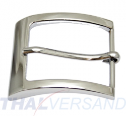 10er Pack Grtelschnallen 35mm Zinkdruckguss verchromt