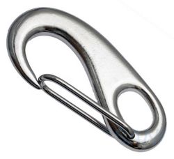 10er Pack Schnapphaken 100mm aus rostfreiem Edelstahl