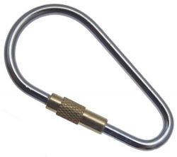 10er Pack Schlssel Karabinerhaken Edelstahl Rostfrei 50mm