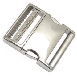 10er Pack Steckschnalle (Steckschlie�er) 50mm Aluminium Alu 4002