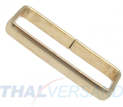 50er Pack Schlaufen 16 x 9 x 4mm Halbrund Messing rostfrei