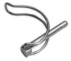 10er Pack Klappsplint 4,5 x 32mm fr Rohr 28mm Klappstecker