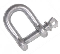 50er Pack Sch�kel gerade Form - 8mm - 200kg Traglast - Stahl