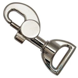 10er Pack Aluminium Karabinerhaken 25 x 86mm hochglanz Alu