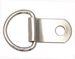 10er Pack D-Ring mit Befestigungs Clip - D-Ring: 22mm lang