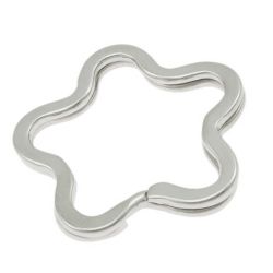 50er Pack Design Schlsselringe Blumenform Schlsselring Blume