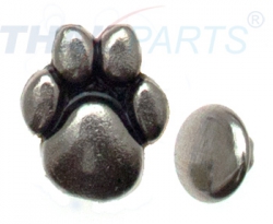 100er Pack Ziernieten Pfote #6322 Motivnieten Ledernieten