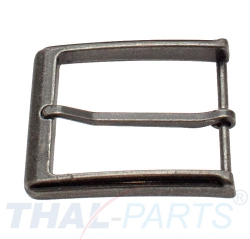 10er Pack Grtelschnalle 40mm Zinkdruckguss Nickel Antik