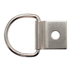 10er Pack D-Ring mit Befestigungs Clip - D-Ring: 25mm