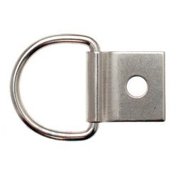 50er Pack D-Ring mit Befestigungs Clip - D-Ring: 25mm