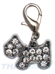 Strassanhnger Charm Hndchen #43 Strass / Schmuck Anhnger