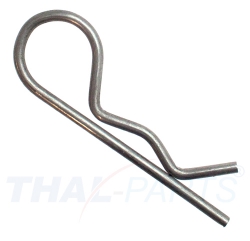 10er Pack Federstecker einfach 5mm Vorstecker Edelstahl Niro