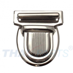 Steckschloss 50x44mm #86 Silbern Mappenschloss Taschenverschluss