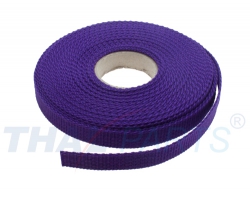 10m Gurtband 15mm Breit ca. 1,6mm stark / Lila Polypropylen