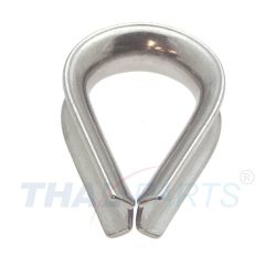 10er Pack Drahtseil Kauschen 3mm Edelstahl Niro DIN 6899 ( Kausche )