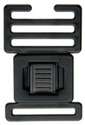 10er Pack Steckschnallen Flach ( Steckschlie�er ) 25mm Acetal