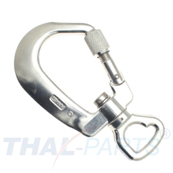 Sicherheitskarabinerhaken #22941 Leichtmetall 26 x 165mm SL 1600 daN