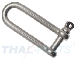 Sch�kel gerade lange Form 6mm Edelstahl rostfrei Niro V4a