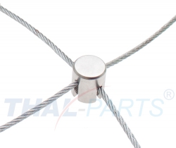 Kreuz Drahtseilklemme 5mm Edelstahl Rostfrei Niro V4A Kreuzklemme f. Drahtseil