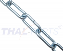 10m Schwei�kette 5mm x 35mm langgliedrig DIN 5685 Stahlkette Kette verzinkt