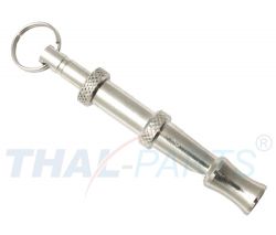 Hundepfeife Messing vernickelt 58mm