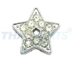 Strassmotiv Star zum Aufschieben fr 10mm Gurtband
