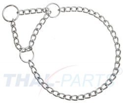 Hunde Halskette mit Zugstop kurzgliedrig 3,0mm x 50cm 1-reihig Kettenhalsband