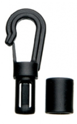 10er Pack Seil Karabinerhaken 8mm f. Gummiseil Kordel etc.