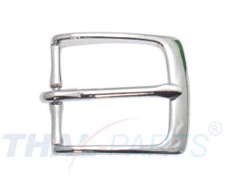 Schnalle #6b 30mm MESSING verchromt G�rtelschnalle Allzweckschnalle