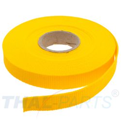 10m Gurtband 20mm Breit ca. 1,6mm stark / gelb Polypropylen