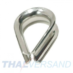 100er Pack Drahtseil Kauschen 4mm DIN 6899 ( Kausche )