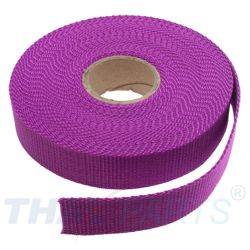 10m Gurtband 25mm Breit ca. 1,6mm stark / viola Polypropylen Fuchsia