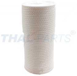 50m PP-Schnur 5,0mm  / 12 x geflochten weiss