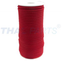 50m PP-Schnur 5,0mm  / 12 x geflochten rot