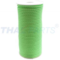 50m PP-Schnur 5,0mm  / 12 x geflochten gr�n fluoreszierend