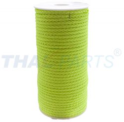 50m PP-Schnur 5,0mm  / 12 x geflochten gelb fluoreszierend