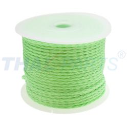 50m PP Universalschnur 3,0mm  / 12 x geflochten gr�n fluoreszierend