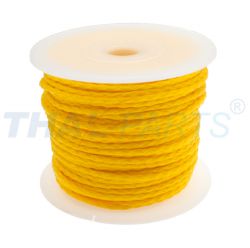 50m PP Universalschnur 3,0mm  / 12 x geflochten gelb