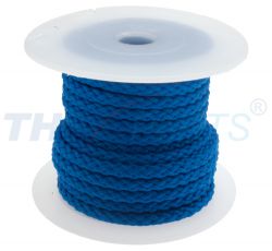 10m PP-Schnur 5,0mm  / 12 x geflochten blau