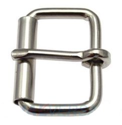 50er Pack Rollschnalle 22mm Stahl vernickelt / Rollschnallen