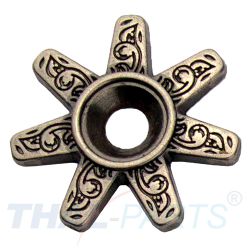 Concho #022 20mm Sporen Silbern Conchos