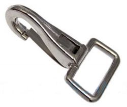 10er Pack Blattfederhaken 20x43mm mit fester gerader se
