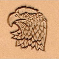 Punzierstempel 3D, Adlerkopf links , Gre 25 mm
