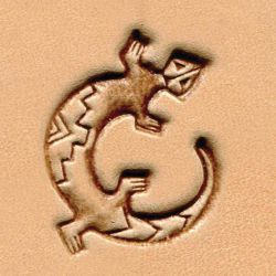 Punzierstempel 3D, Echse, Gre 25 mm