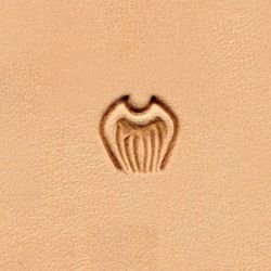 Punzierstempel Bltenblatt 649, Gre 10 mm